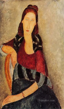 retrato de jeanne hebuterne 1919 Amedeo Modigliani Pinturas al óleo